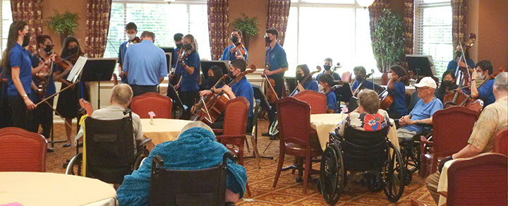 Advanced Orchestra in nursing home