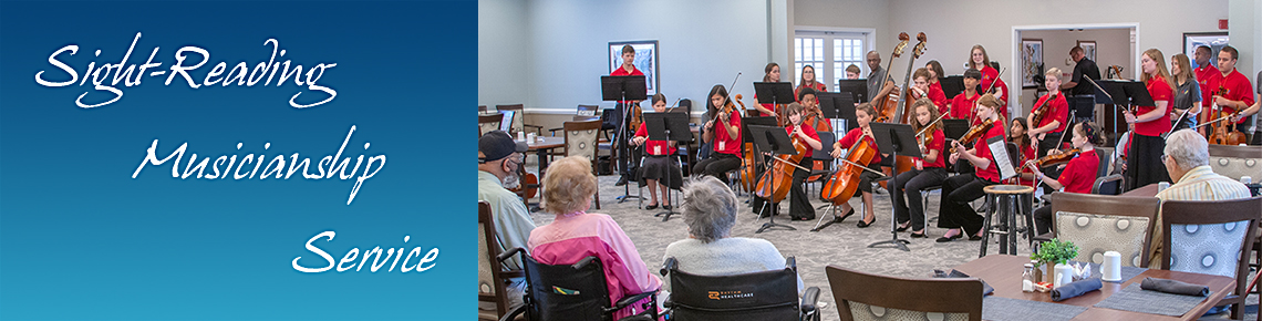 String Orchestra plays for seniors