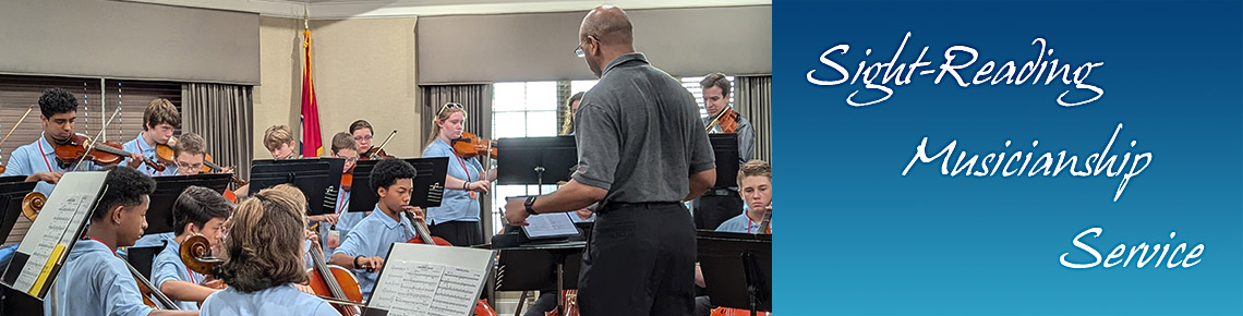 children playing in orchestra