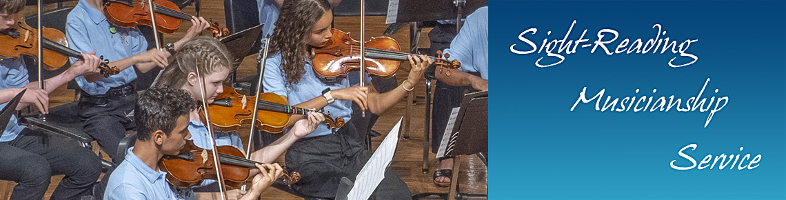 young people playing violins with cop