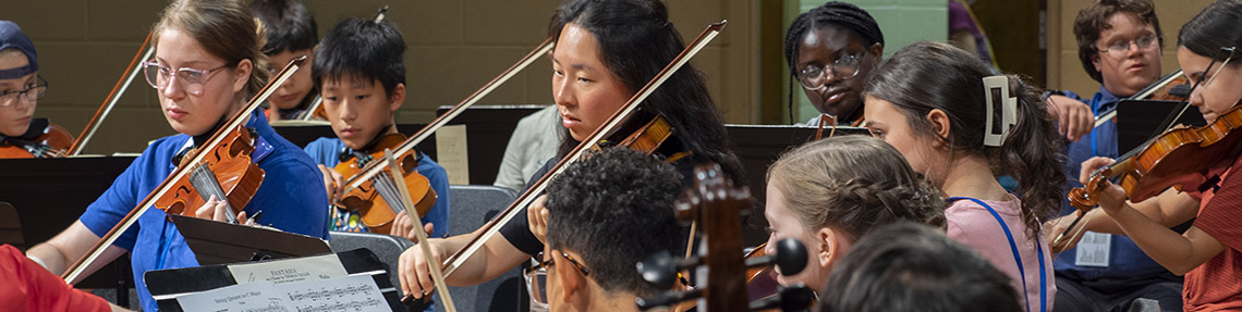 group playing chamber music