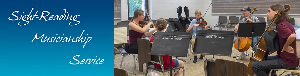 teacher and students string quartet